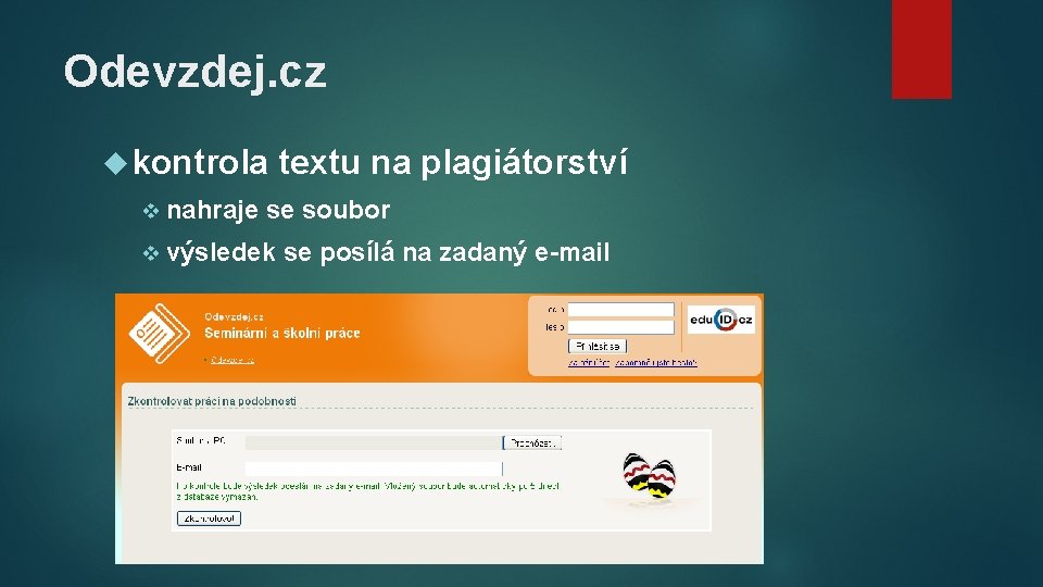 Odevzdej. cz kontrola v nahraje textu na plagiátorství se soubor v výsledek se posílá