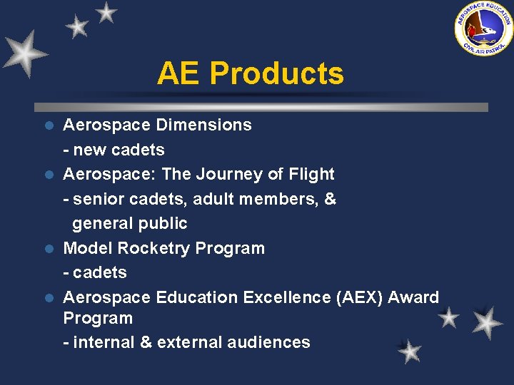 AE Products Aerospace Dimensions - new cadets l Aerospace: The Journey of Flight - AE Products Aerospace Dimensions - new cadets l Aerospace: The Journey of Flight -
