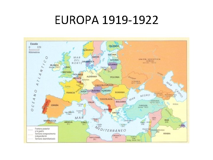 EUROPA 1919 -1922 