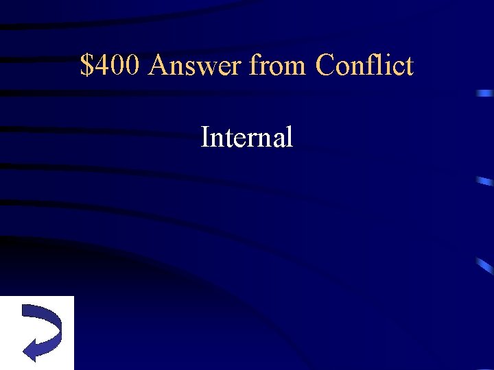 $400 Answer from Conflict Internal 