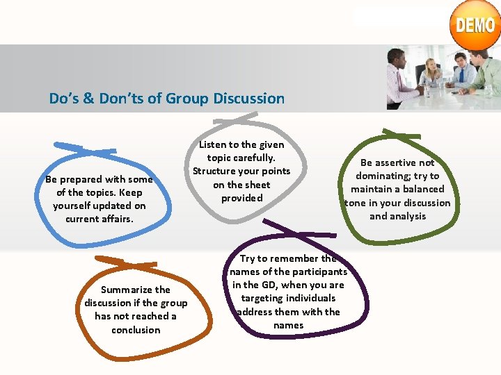 www. managementstudyguide. com Do’s & Don’ts of Group Discussion Be prepared with some of