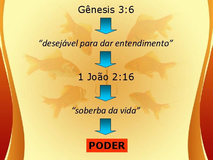 Gênesis 3: 6 “desejável para dar entendimento” 1 João 2: 16 “soberba da vida”