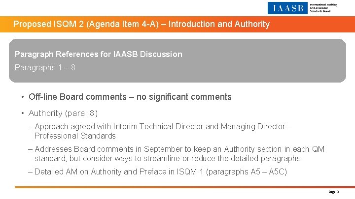 Proposed ISQM 2 (Agenda Item 4 -A) – Introduction and Authority Paragraph References for