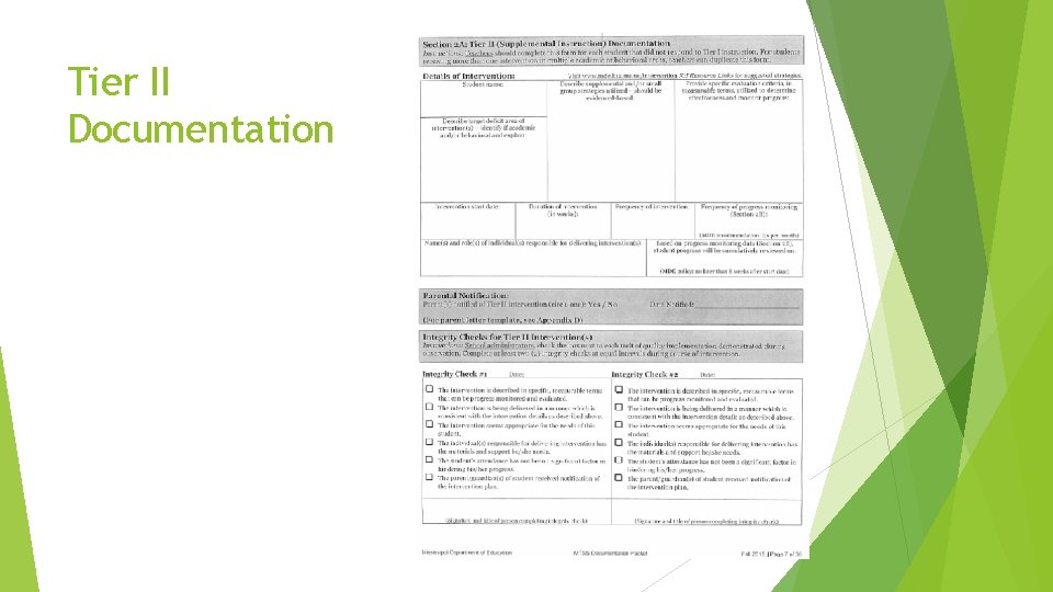 Tier II Documentation 