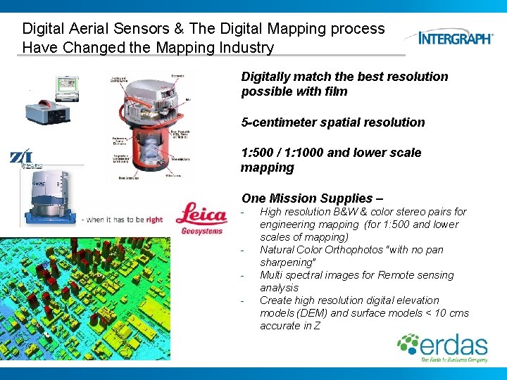 Digital Aerial Sensors & The Digital Mapping process Have Changed the Mapping Industry Digitally