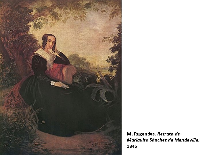 M. Rugendas, Retrato de Mariquita Sánchez de Mendeville, 1845 