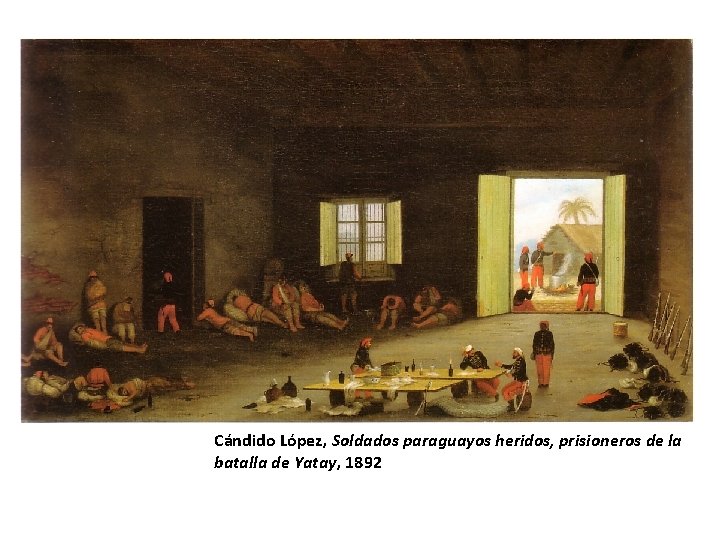 Cándido López, Soldados paraguayos heridos, prisioneros de la batalla de Yatay, 1892 