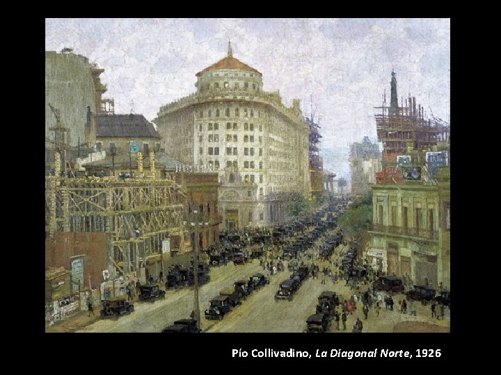 Pío Collivadino, La Diagonal Norte, 1926 