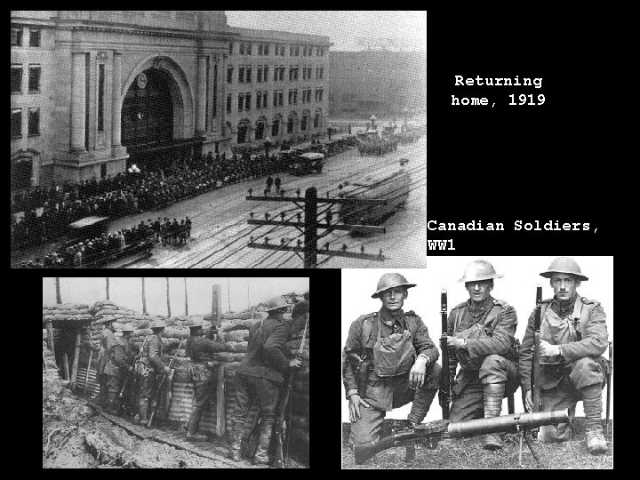 Returning WWI soldiers at Union Returning Station, home, 1919 Winnipeg, 1919 Canadian Soldiers, WW