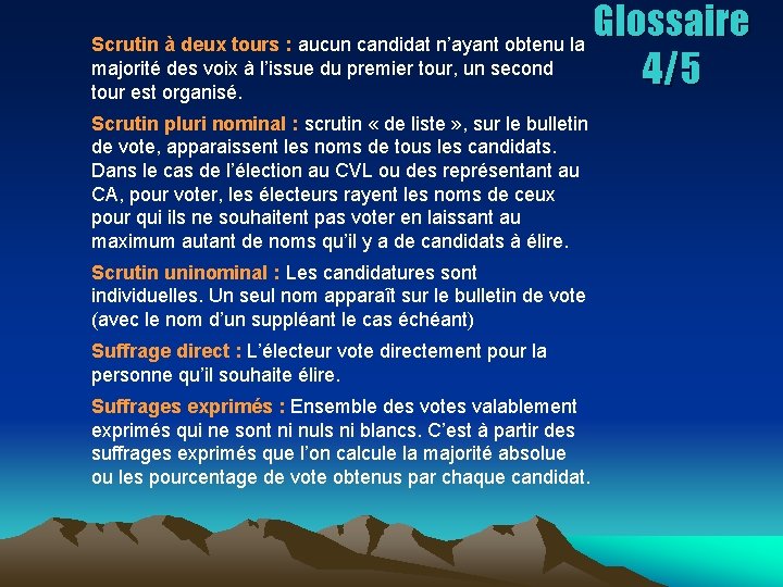 Scrutin à deux tours : aucun candidat n’ayant obtenu la majorité des voix à