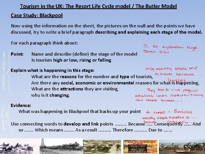 Tourism in the UK: The Resort Life Cycle model / The Butler Model Case