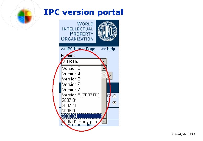 IPC version portal P. Fiévet, March 2009 