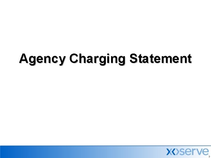 Agency Charging Statement 3 