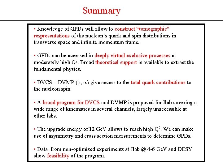 Probing Generalized Parton Distributions Of The Proton In