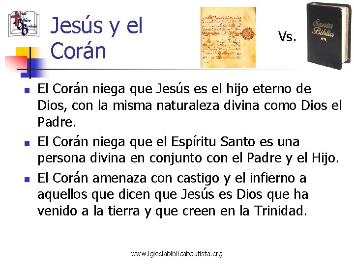 Jesús y el Corán n Vs. El Corán niega que Jesús es el hijo