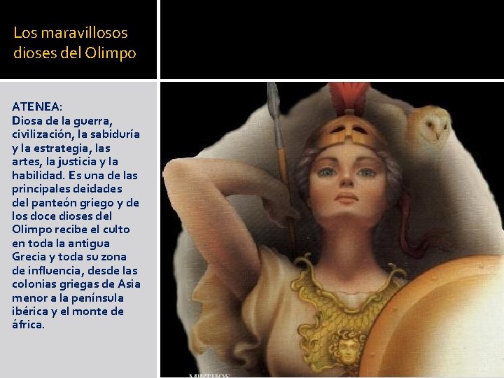 Los maravillosos dioses del Olimpo ATENEA: Diosa de la guerra, civilización, la sabiduría y Los maravillosos dioses del Olimpo ATENEA: Diosa de la guerra, civilización, la sabiduría y