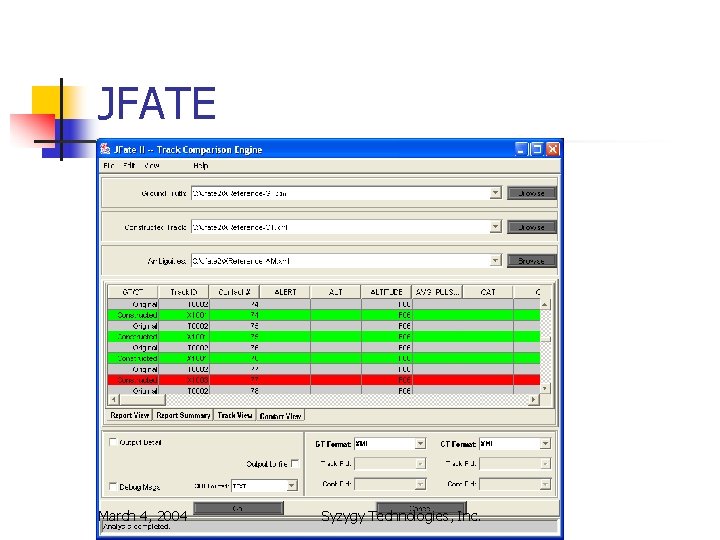 JFATE March 4, 2004 Syzygy Technologies, Inc. 