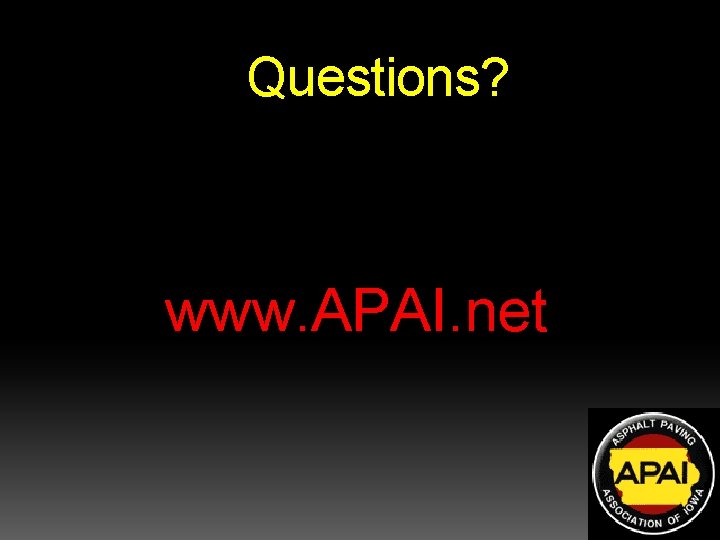 Questions? www. APAI. net Questions? www. APAI. net