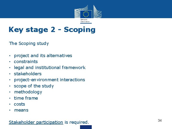 Key stage 2 - Scoping The Scoping study • • • project and its