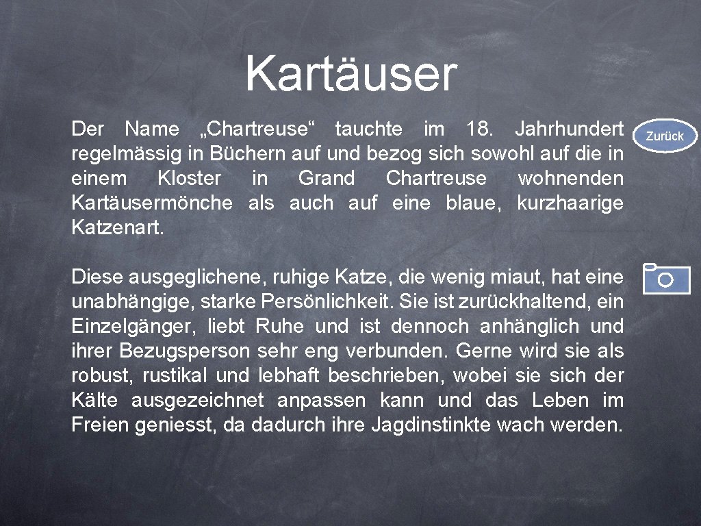 Kartäuser Der Name „Chartreuse“ tauchte im 18. Jahrhundert regelmässig in Büchern auf und bezog