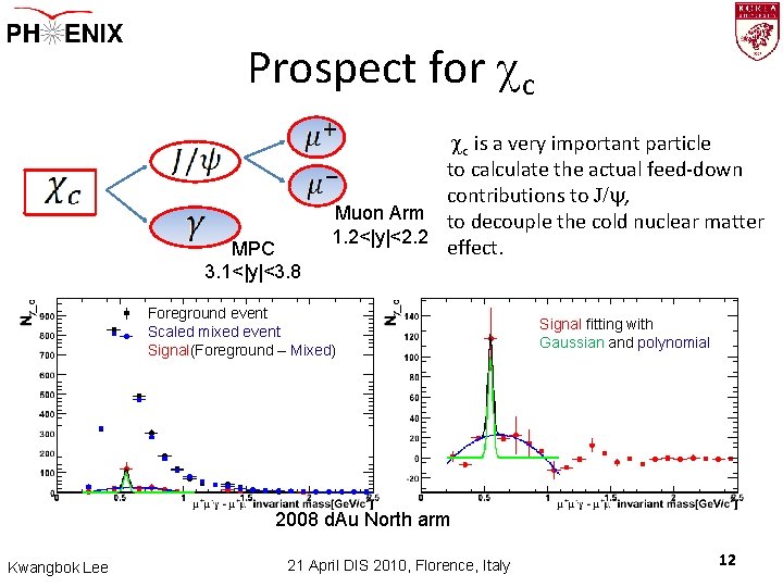 Prospect for cc MPC 3. 1<|y|<3. 8 cc is a very important particle to