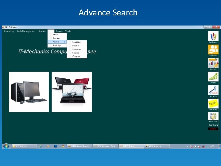 Advance Search 