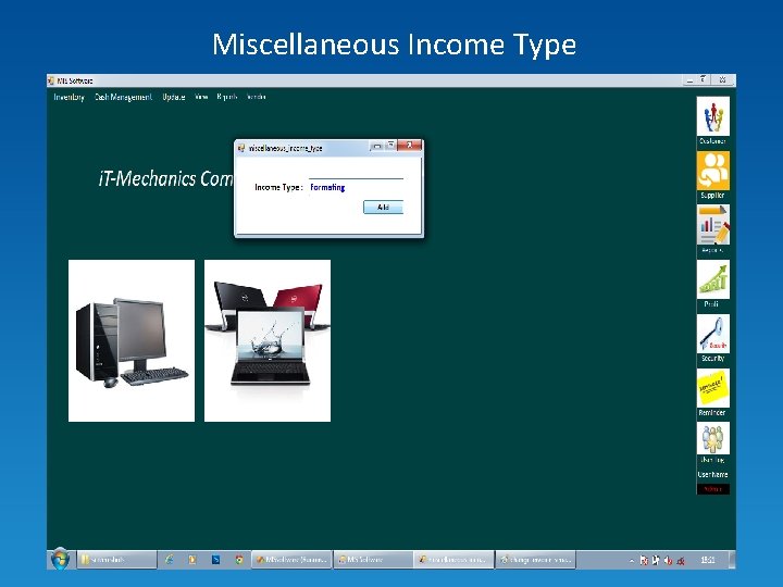 Miscellaneous Income Type 