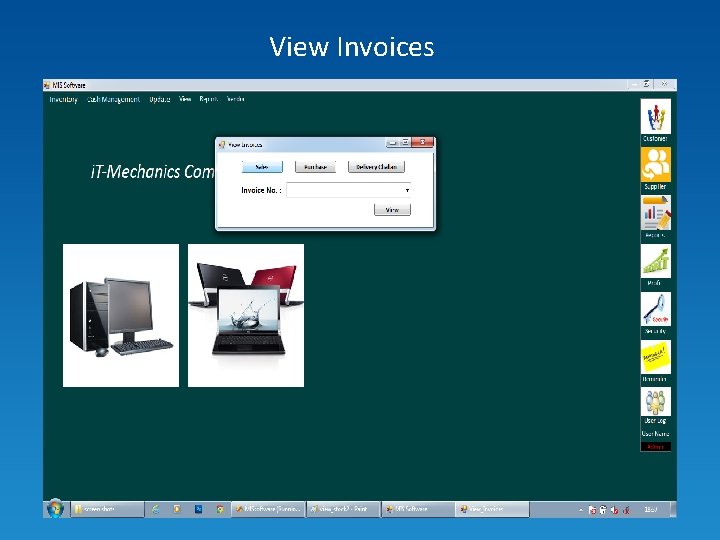 View Invoices 