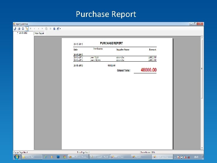 Purchase Report 