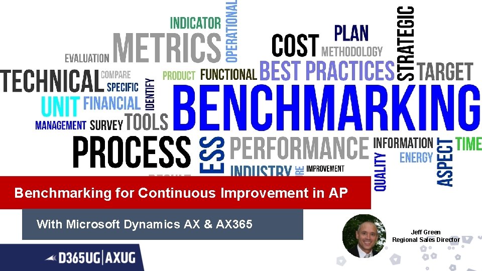 Benchmarking for Continuous Improvement in AP With Microsoft Dynamics AX & AX 365 Jeff