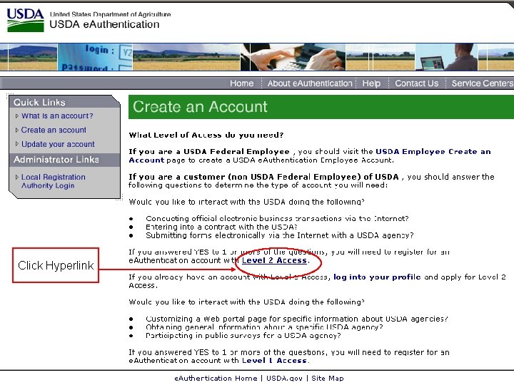 Click Hyperlink 
