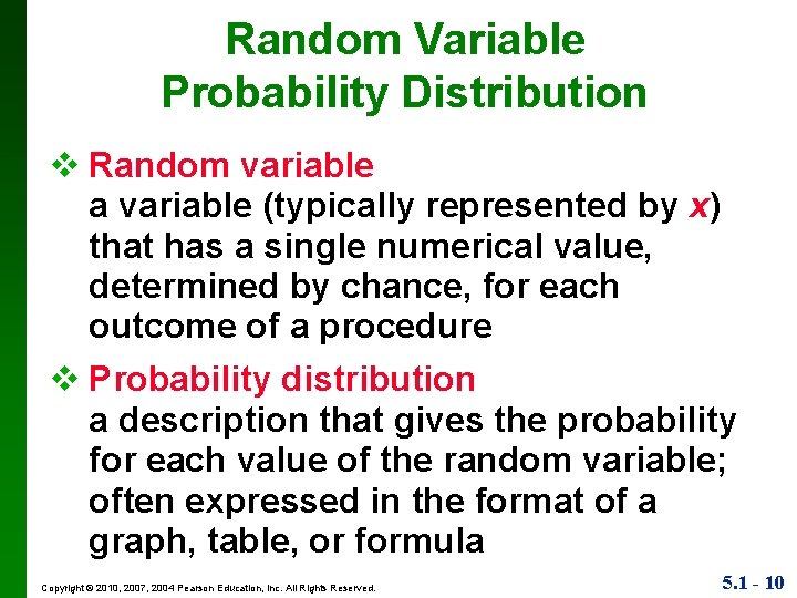 Lecture Slides Elementary Statistics Eleventh Edition and the
