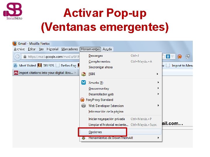 Activar Pop-up (Ventanas emergentes) 