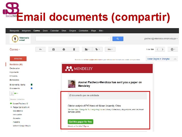 Email documents (compartir) 