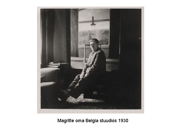 Magritte oma Belgia stuudios 1930 