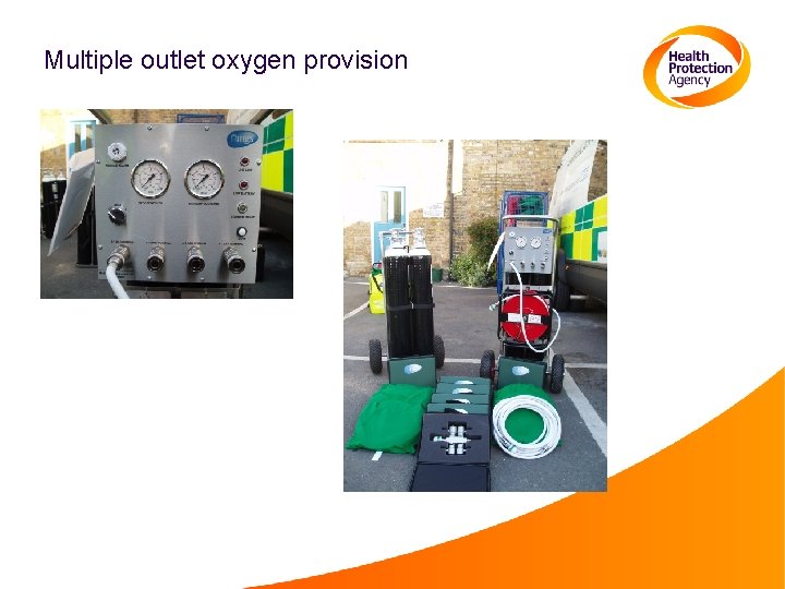 Multiple outlet oxygen provision 