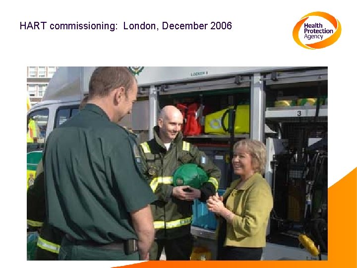 HART commissioning: London, December 2006 