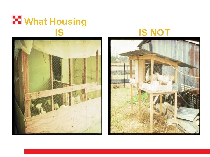 What Housing IS IS NOT 