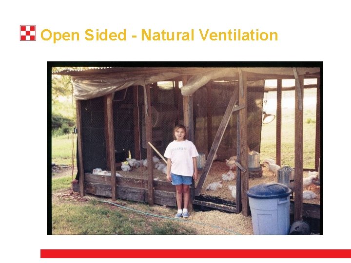 Open Sided - Natural Ventilation 