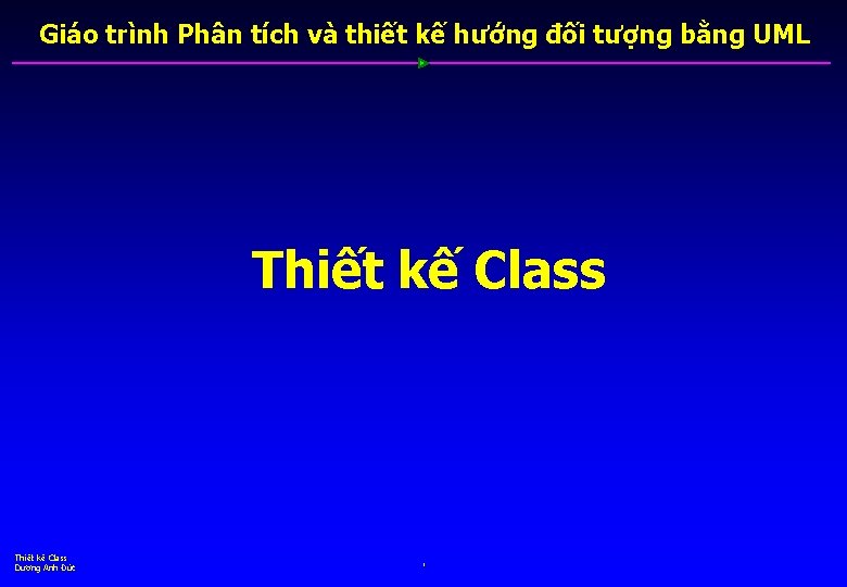 Giáo trình Phân tích và thiết kế hướng đối tượng bằng UML Thiết kế