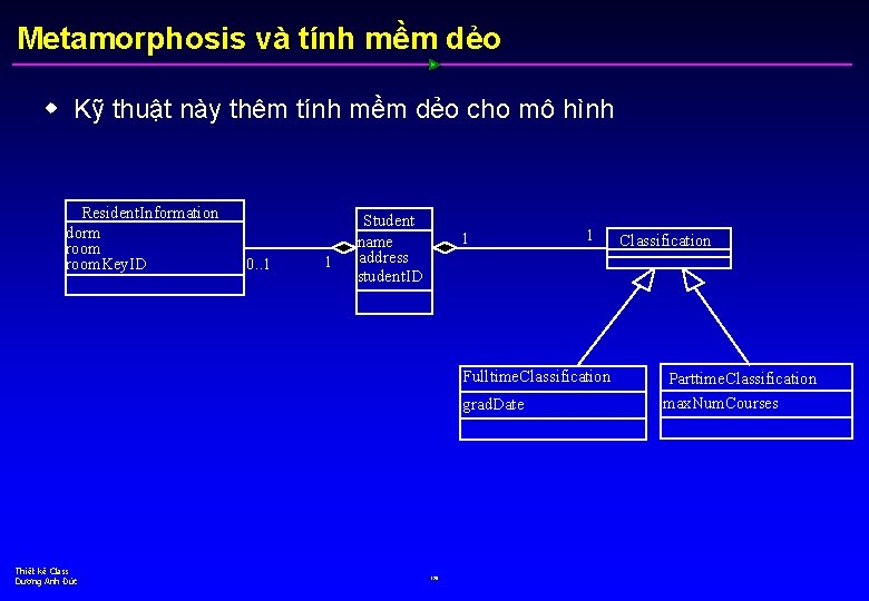 Metamorphosis và tính mềm dẻo w Kỹ thuật này thêm tính mềm dẻo cho