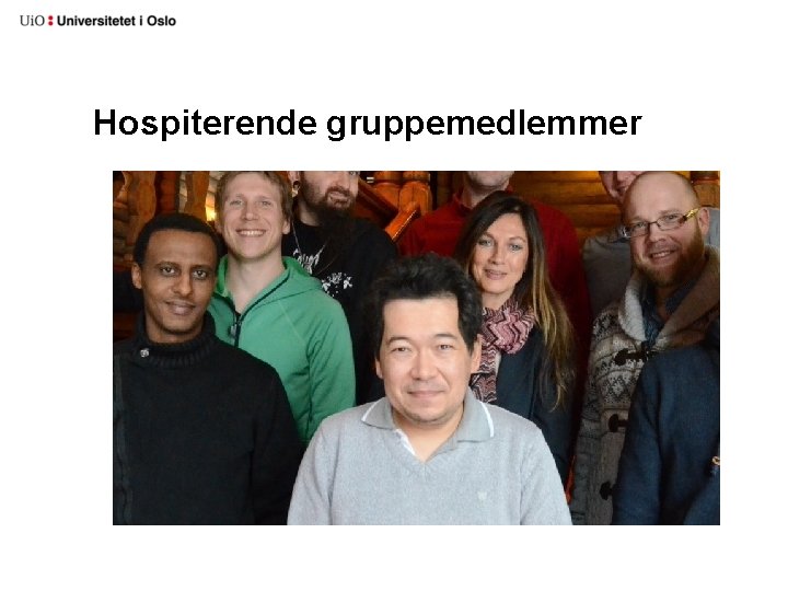 Hospiterende gruppemedlemmer 