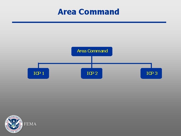 Area Command ICP 1 ICP 2 ICP 3 