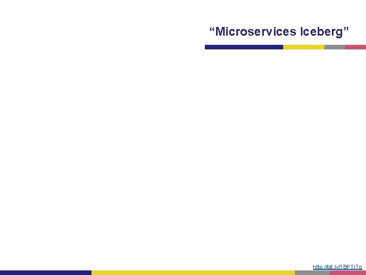 “Microservices Iceberg” Background Image Copyright “Pere” http: //bit. ly/1 BPTITp 