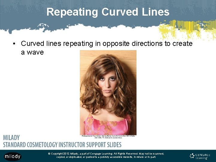 Repeating Curved Lines • Curved lines repeating in opposite directions to create a wave