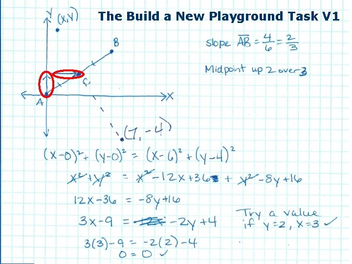 The Build a New Playground Task V 1 The Playground Task 