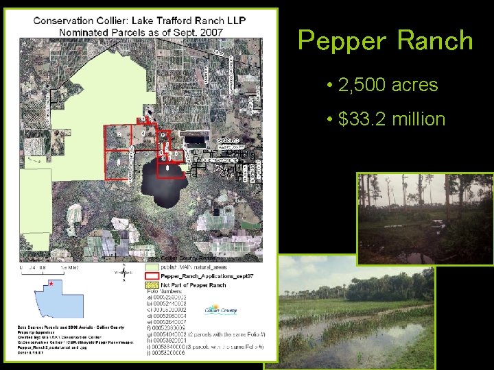 Pepper Ranch • 2, 500 acres • $33. 2 million 