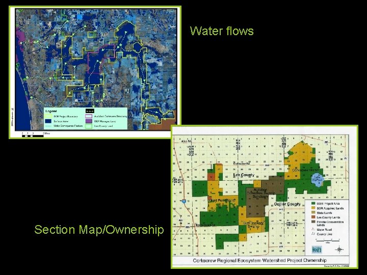 Water flows Section Map/Ownership 