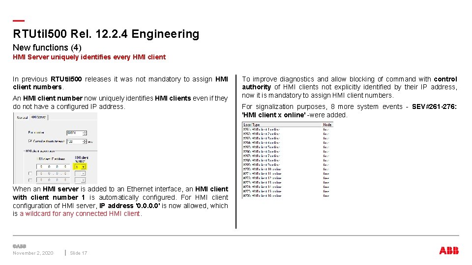 — RTUtil 500 Rel. 12. 2. 4 Engineering New functions (4) HMI Server uniquely — RTUtil 500 Rel. 12. 2. 4 Engineering New functions (4) HMI Server uniquely
