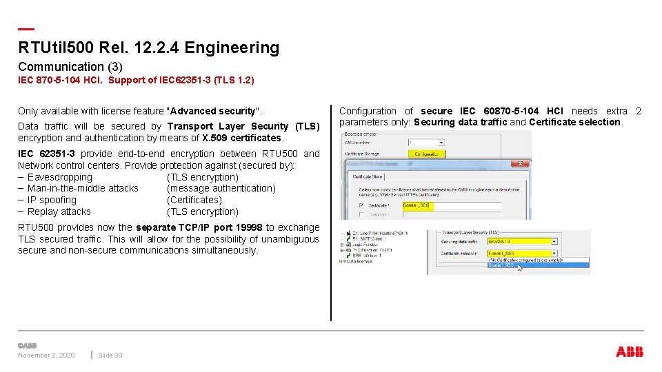 — RTUtil 500 Rel. 12. 2. 4 Engineering Communication (3) IEC 870 -5 -104 — RTUtil 500 Rel. 12. 2. 4 Engineering Communication (3) IEC 870 -5 -104